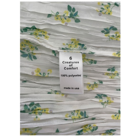 CREATURES OF COMFORT Floral Habotai Oversized Trench - Picture 6 of 7